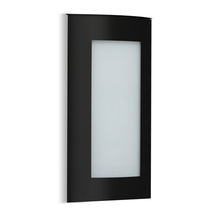 Besa Lighting Expo 16 Outdoor, White Acrylic, Black Finish, 1x16W LED EXPO16-WA-LED-BK